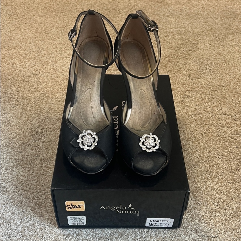 1439. Angela Nuran Starletta Ballroom Dancing Formal Event Heels
